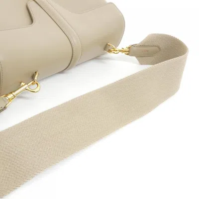 Pre-owned Celine Gold Leather Shoulder Bag ()