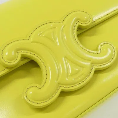 Pre-owned Celine Gold Leather Shoulder Bag ()