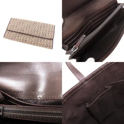 Pre-owned Celine Macadam Brown Canvas Tote Bag ()