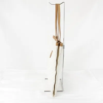 Pre-owned Celine White Canvas Tote Bag ()