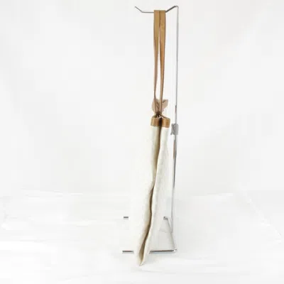 Pre-owned Celine White Canvas Tote Bag ()