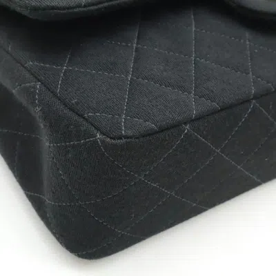 Pre-owned Chanel Black Cotton Handbag Shoulder Bag ()