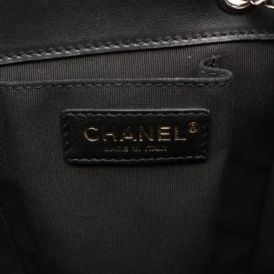 Pre-owned Chanel Black Leather Backpack ()