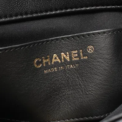 Pre-owned Chanel Black Leather Backpack ()