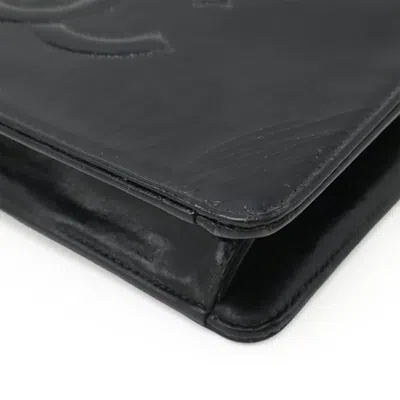 Pre-owned Chanel Black Leather Clutch Bag ()