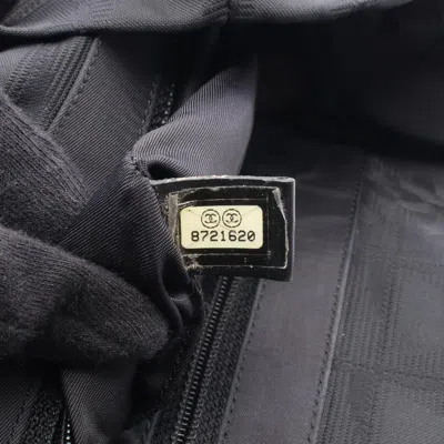 Pre-owned Chanel Black Leather Nylon Canvas Tote Bag ()