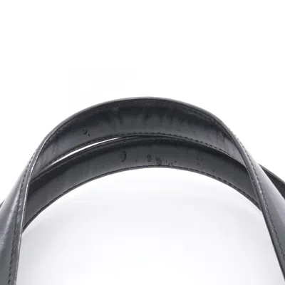 Pre-owned Chanel Black Leather Nylon Canvas Tote Bag ()