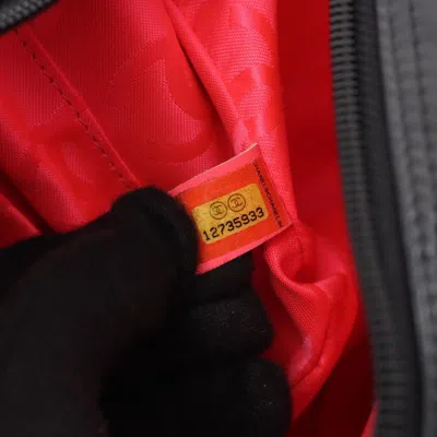 Pre-owned Chanel Black Leather Patent Leather Shoulder Bag ()