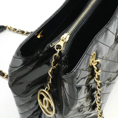 Pre-owned Chanel Black Leather Shoulder Bag Tote Bag ()
