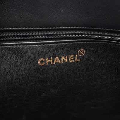 Pre-owned Chanel Black Leather Tote Bag ()