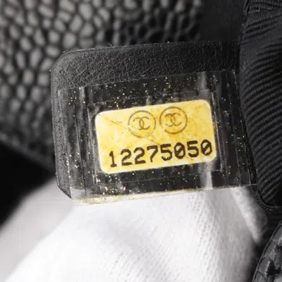 Pre-owned Chanel Black Leather Tote Bag ()