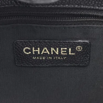 Pre-owned Chanel Black Leather Tote Bag ()