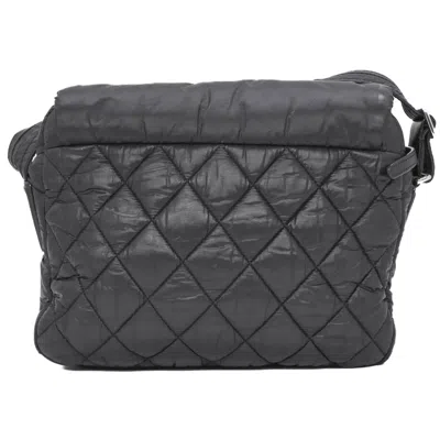 Pre-owned Chanel Black Nylon Shoulder Bag ()