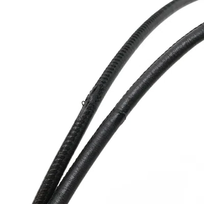 Pre-owned Chanel Black White Cambon Ligne Pochette Pouch Shoulder Bag () In Multi