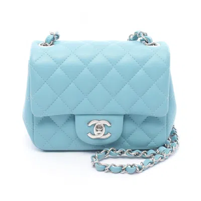 Pre-owned Chanel Blue Leather Shoulder Bag ()