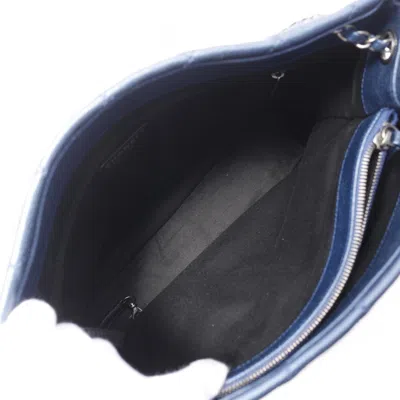 Pre-owned Chanel Blue Leather Shoulder Bag ()