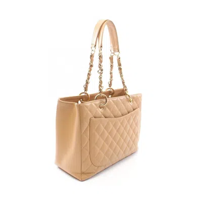 Pre-owned Chanel Brown Leather Tote Bag ()