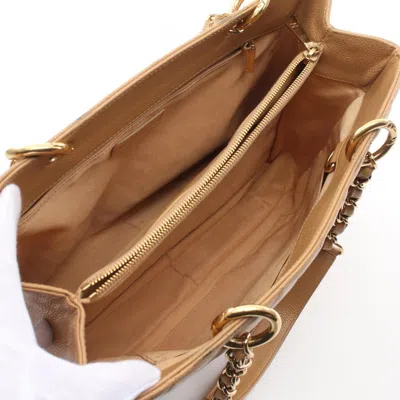 Pre-owned Chanel Brown Leather Tote Bag ()