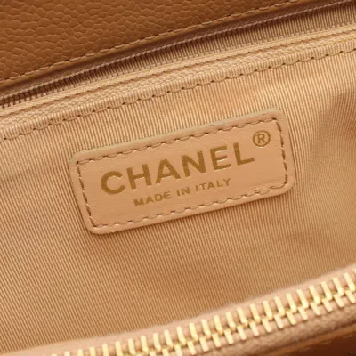 Pre-owned Chanel Brown Leather Tote Bag ()