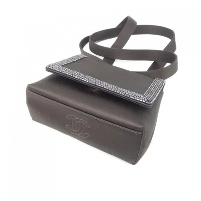 Pre-owned Chanel Brown Satin Shoulder Bag ()