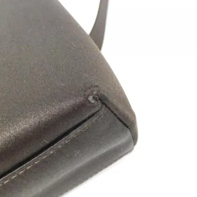 Pre-owned Chanel Brown Satin Shoulder Bag ()