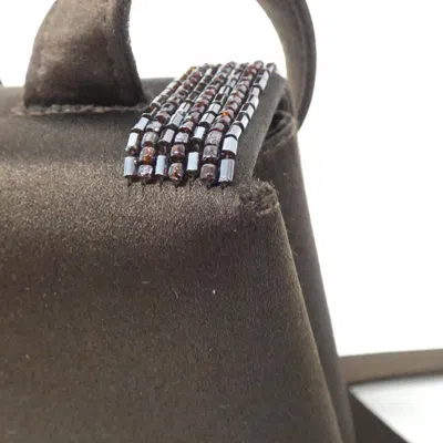 Pre-owned Chanel Brown Satin Shoulder Bag ()