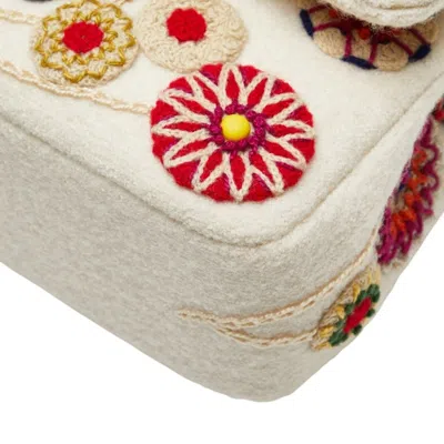 Pre-owned Chanel Matelasse Beige Multi-color Cotton Handbag Shoulder Bag ()