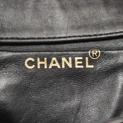Pre-owned Chanel Matelasse Black Leather Backpack ()