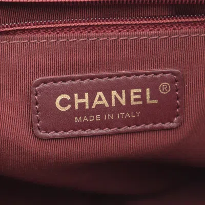 Pre-owned Chanel Matelasse Navy Leather Shoulder Bag () In Blue