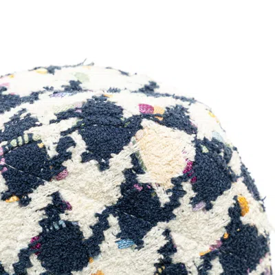 Pre-owned Chanel Multi-color Navy White Tweed Leather Handbag Shoulder Bag ()