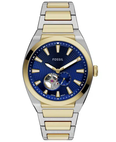 Fossil Everett 42mm Watch In Gold