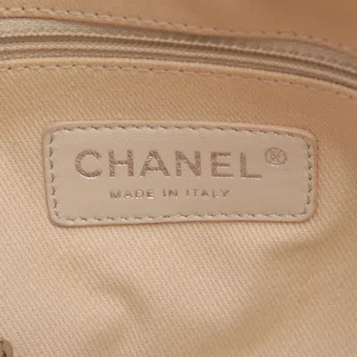 Pre-owned Chanel Red Color Leather Tote Bag ()