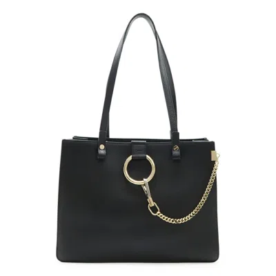 Pre-owned Chloé Black Leather Shoulder Bag Tote Bag ()