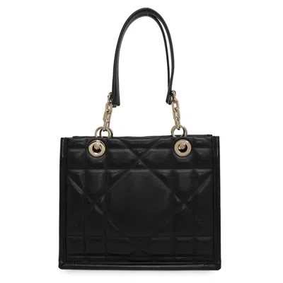 Pre-owned Dior Christian  Black Leather Tote Bag ()