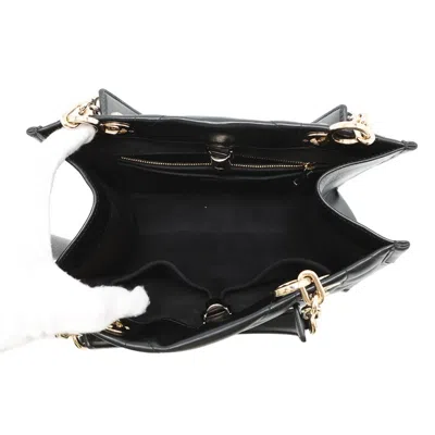 Pre-owned Dior Christian  Black Leather Tote Bag ()