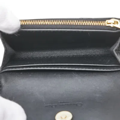 Pre-owned Dior Christian  Black Leather Wallet (bi-fold) ()