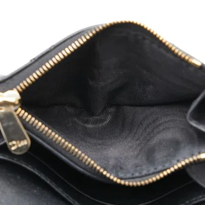 Pre-owned Dior Christian  Black Leather Wallet (bi-fold) ()