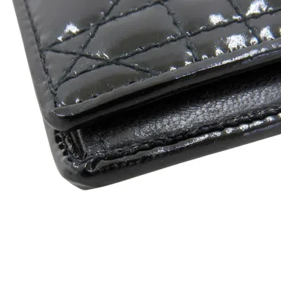 Pre-owned Dior Christian  Black Long Wallet (bi-fold) ()