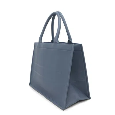 Pre-owned Dior Christian  Blue Leather Tote Bag ()