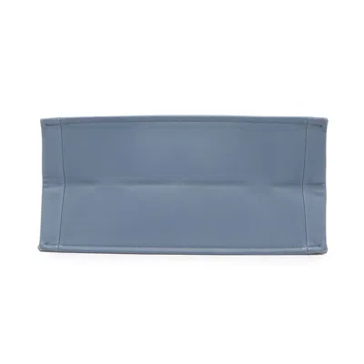 Pre-owned Dior Christian  Blue Leather Tote Bag ()