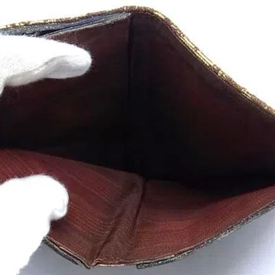 Pre-owned Dior Christian  Brown Canvas Coin Purse/coin Case ()