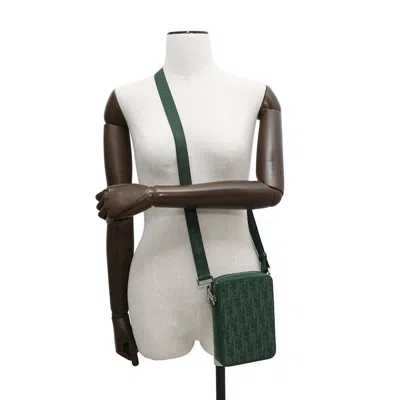 Pre-owned Dior Christian  Green Green Leather Shoulder Bag ()