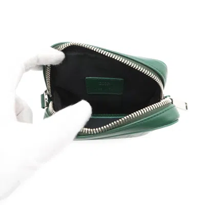 Pre-owned Dior Christian  Green Green Leather Shoulder Bag ()