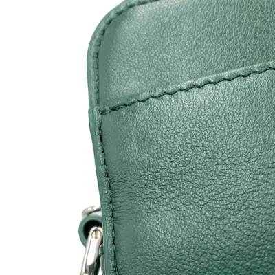 Pre-owned Dior Christian  Green Green Leather Shoulder Bag ()