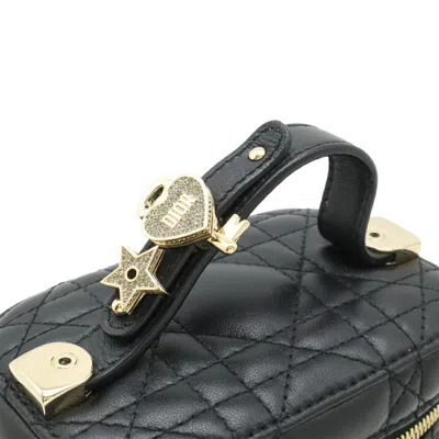 Pre-owned Dior Christian  Lady  Black Leather Shoulder Bag ()