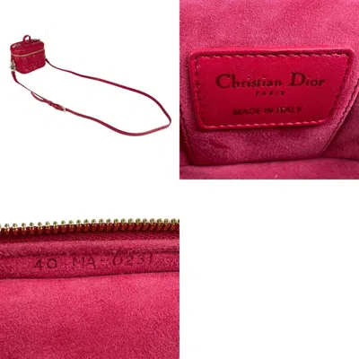 Pre-owned Dior Christian  Red Color Leather Shoulder Bag ()