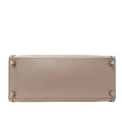 Pre-owned Christian Louboutin Beige Red Color Leather Handbag Shoulder Bag () In Multi