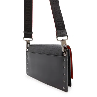 Pre-owned Christian Louboutin Black Leather Shoulder Bag ()
