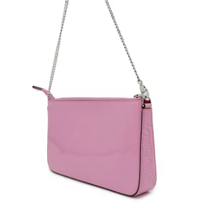 Pre-owned Christian Louboutin Pink Patent Leather Shoulder Bag ()