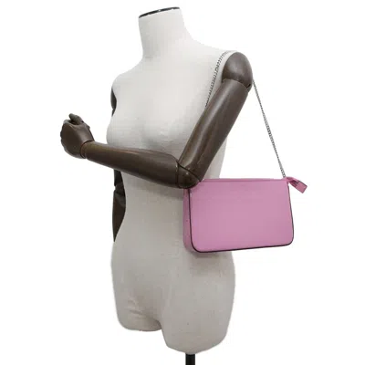 Pre-owned Christian Louboutin Pink Patent Leather Shoulder Bag ()